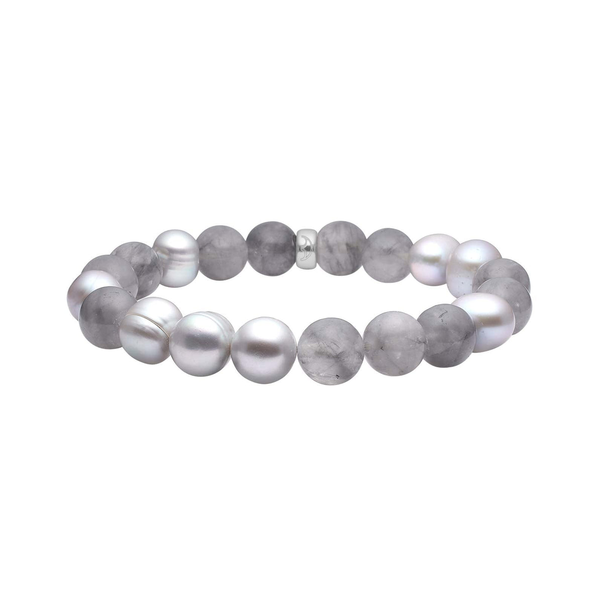 MULTI GRÅ ARMBÅND 10MM