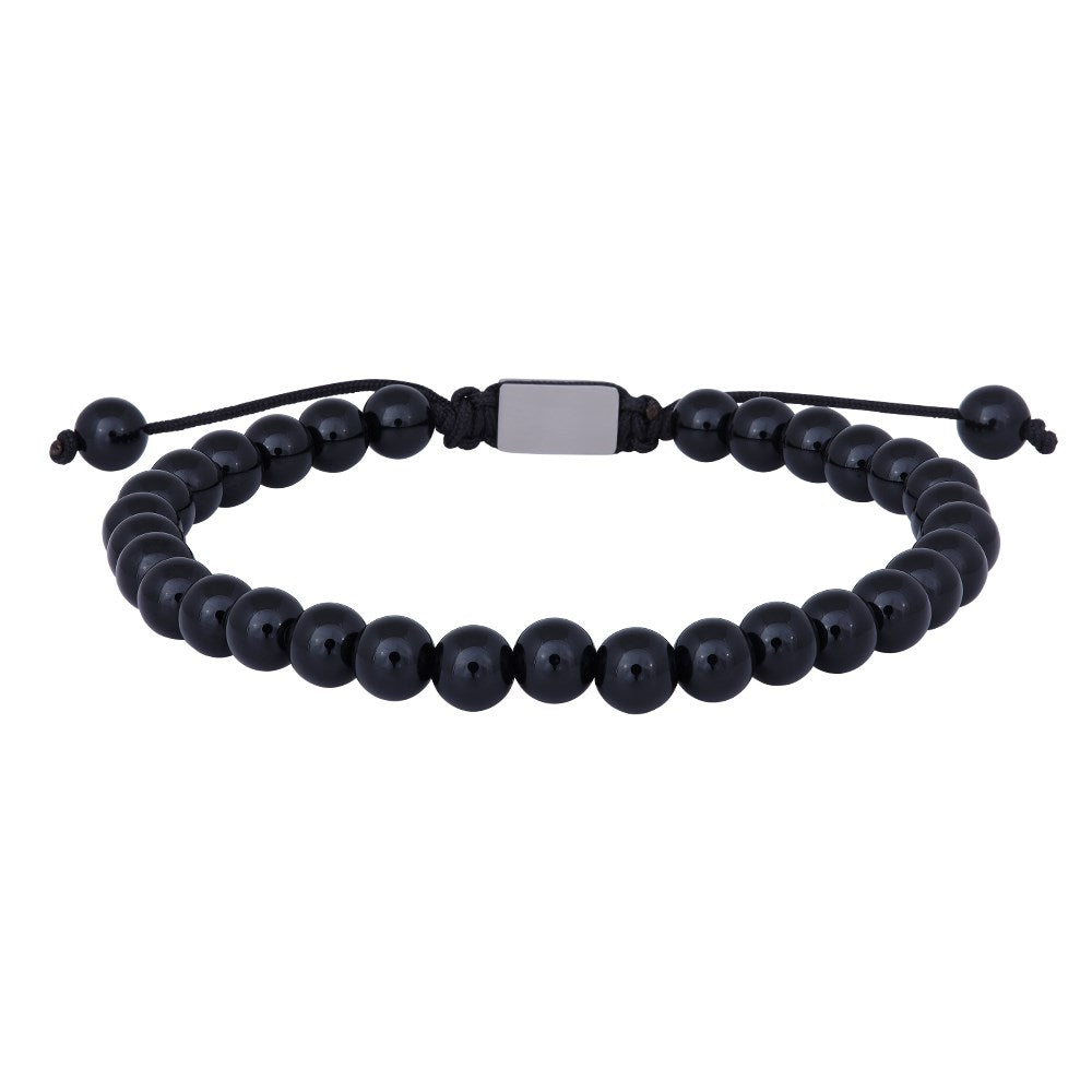 SON ARMBÅND BLACK ONYX19CM - 25CM