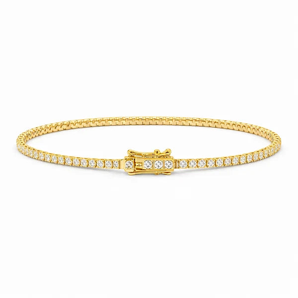 18KT.TENNIS ARMB. 2,71 TW.SI 18,5CM