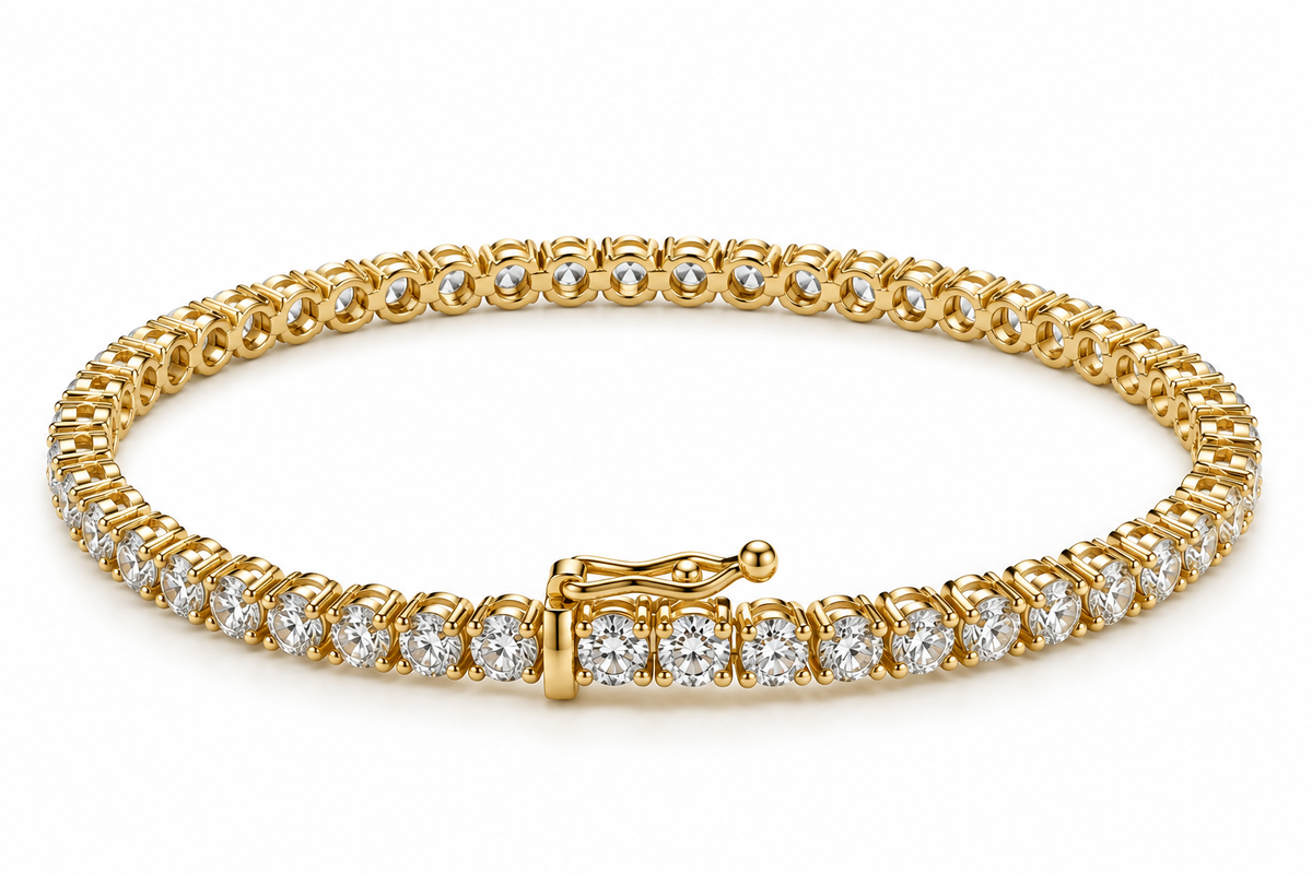 14KT.TENNIS ARMB.5,61 TW.SI 19CM