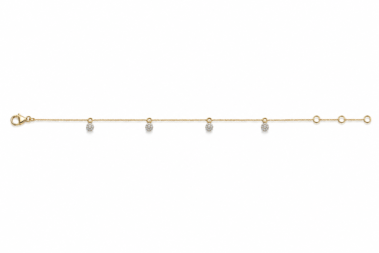 14KT.ARMBÅND R/W 0,24 W.SI