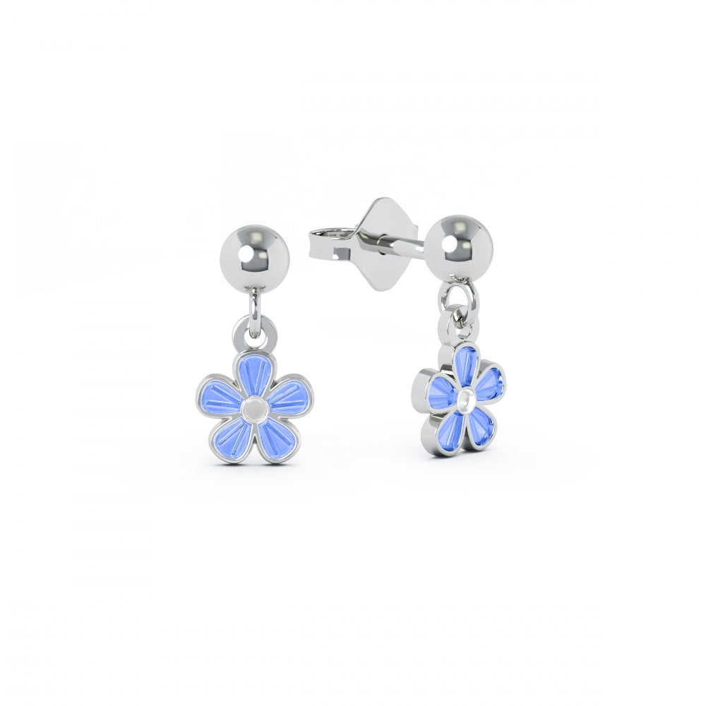 Nordlie Blomst Sterling Sølv Børneøreringe 90000602