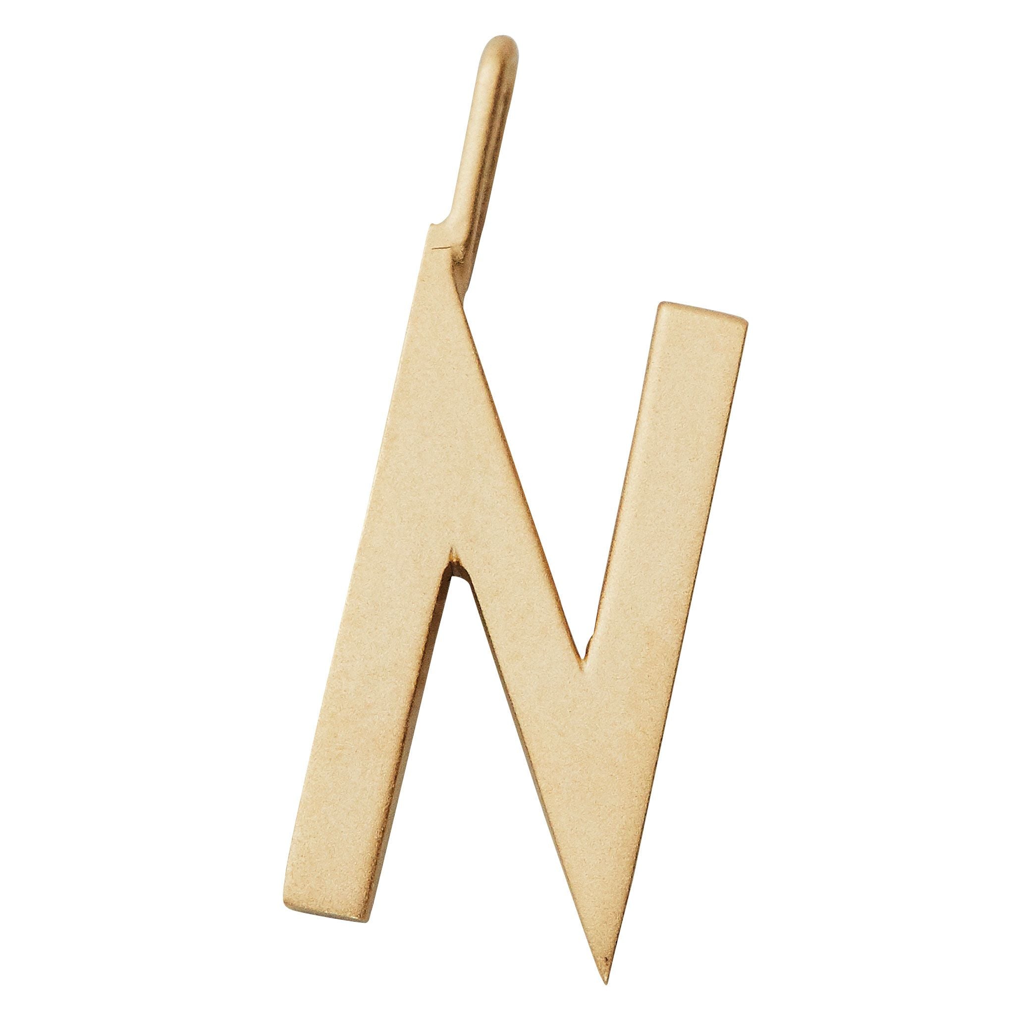 Design Letters, Vedhæng, 16 mm, Forgyldt