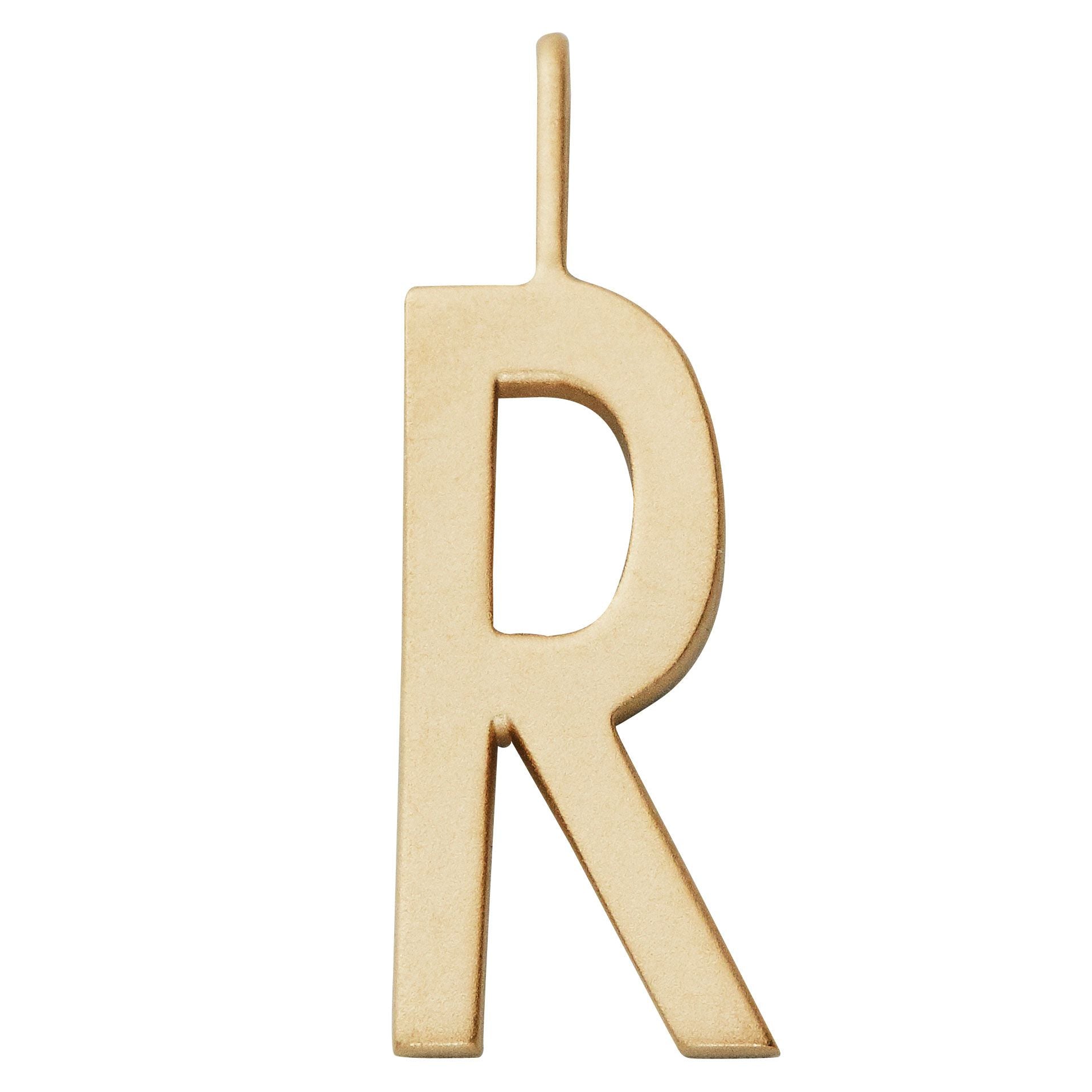 Design Letters, Vedhæng, 16 mm, Forgyldt