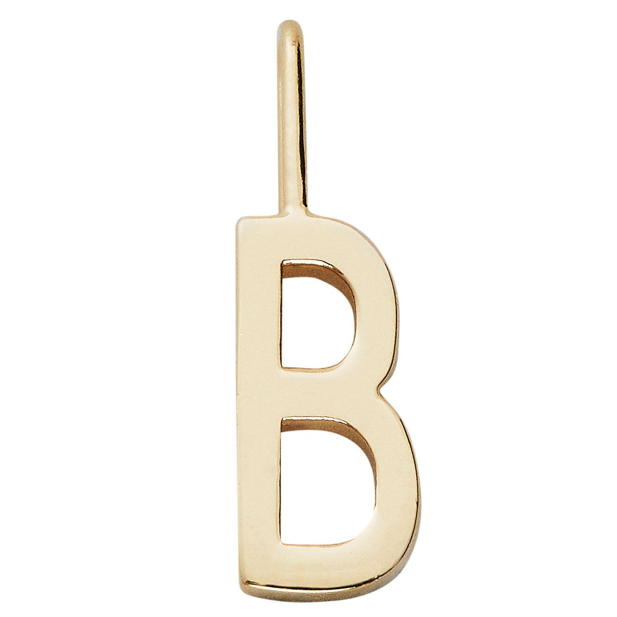Design Letters, Vedhæng, 10 mm, Forgyldt