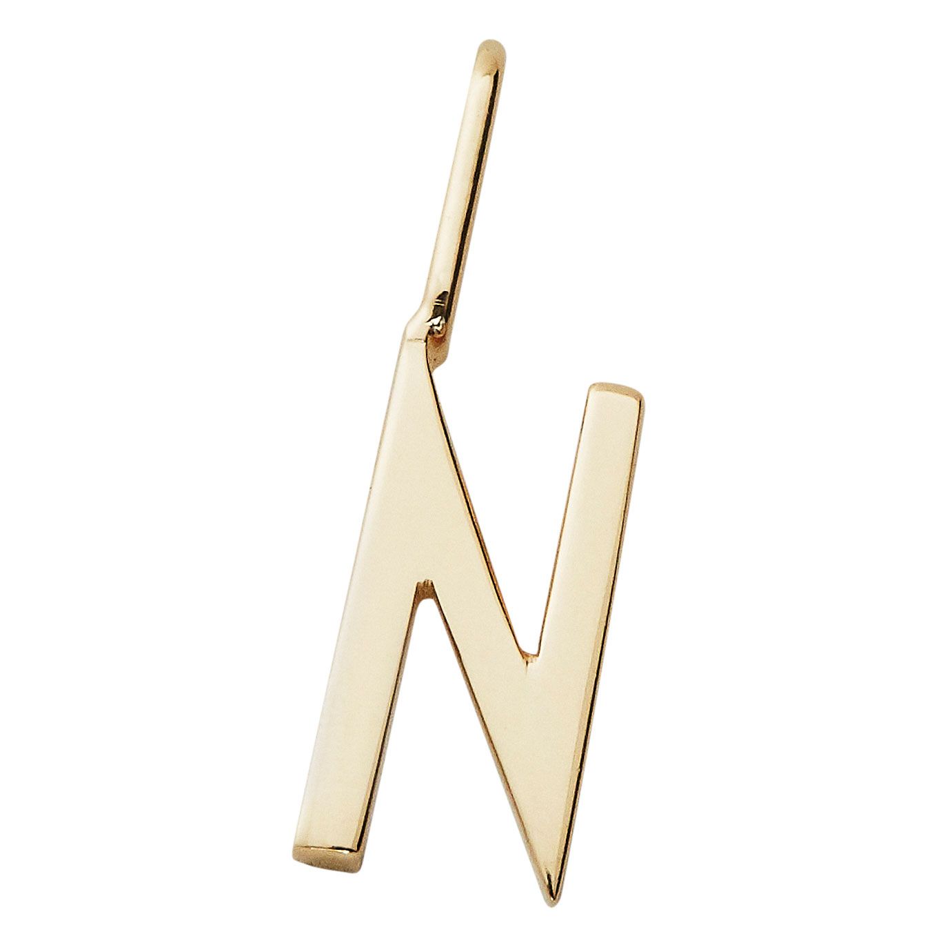 Design Letters, Vedhæng, 10 mm, Forgyldt