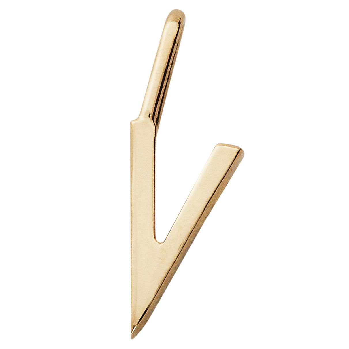 Design Letters, Vedhæng, 10 mm, Forgyldt