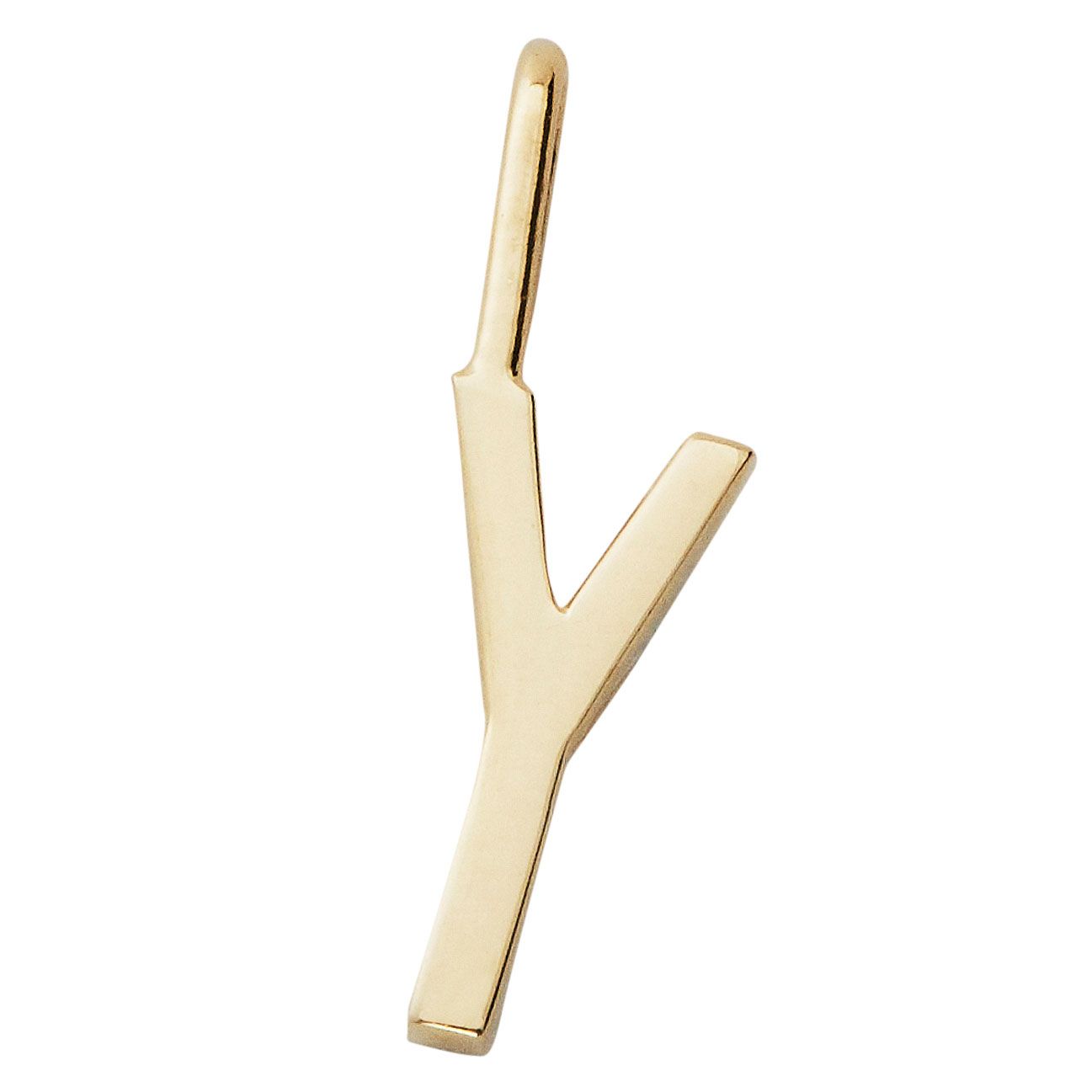 Design Letters, Vedhæng, 10 mm, Forgyldt