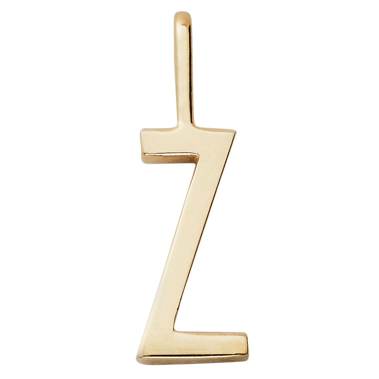 Design Letters, Vedhæng, 10 mm, Forgyldt