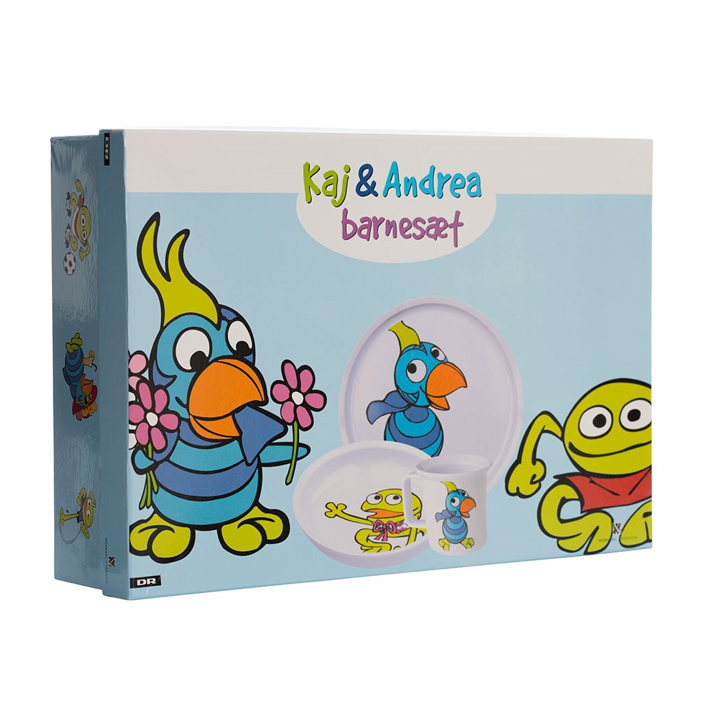 MELAMIN BARNESÆT MED 3 DELE M. KAJ & ANDREA