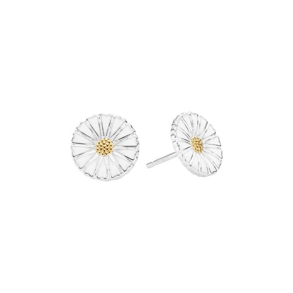 Lund Copenhagen Marguerit Ørestik Fejl i 925 sterling sølv og emalje 9095019-4-HM