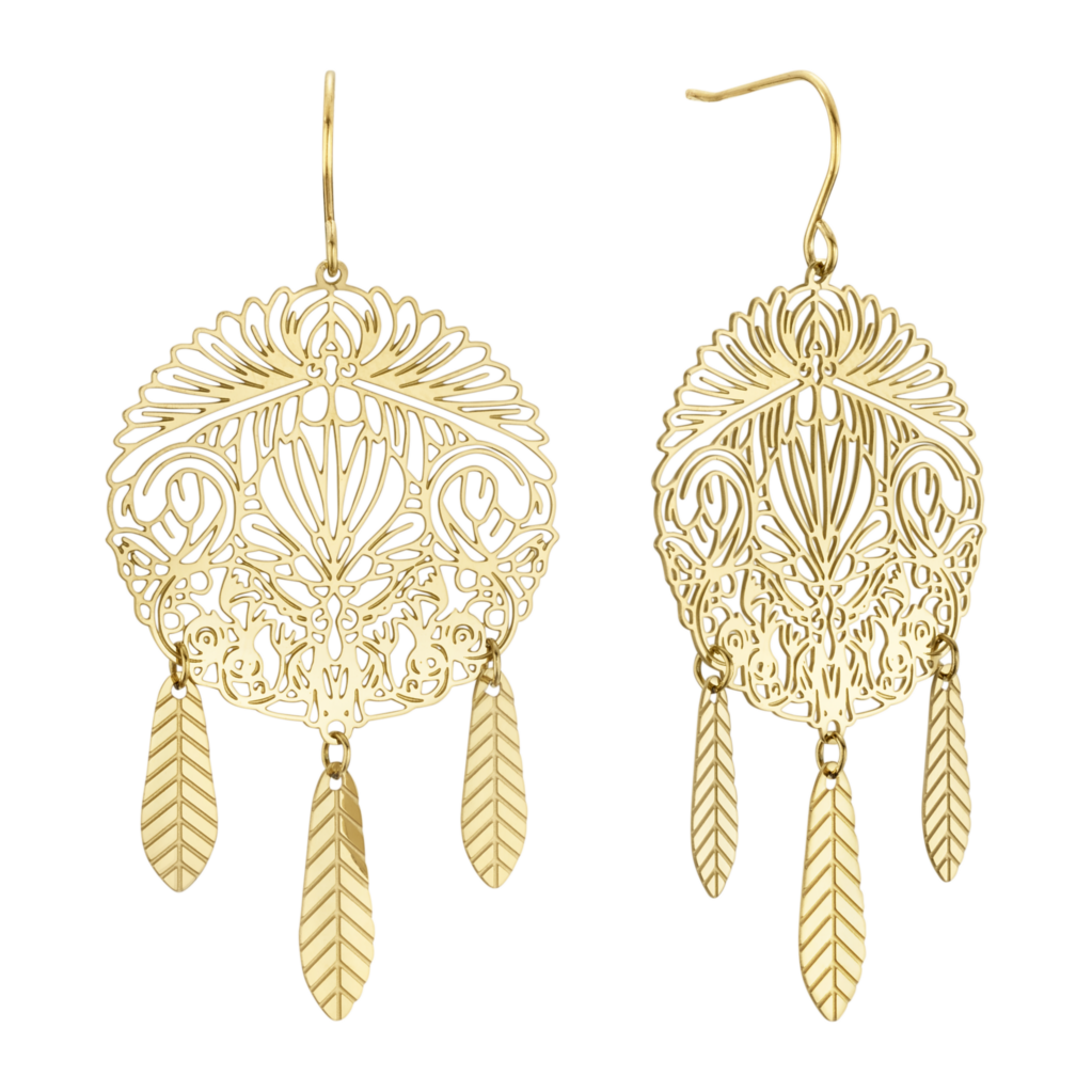 PAVIA STÅL ØREHÆNGER FORG DRØMMEFANGER