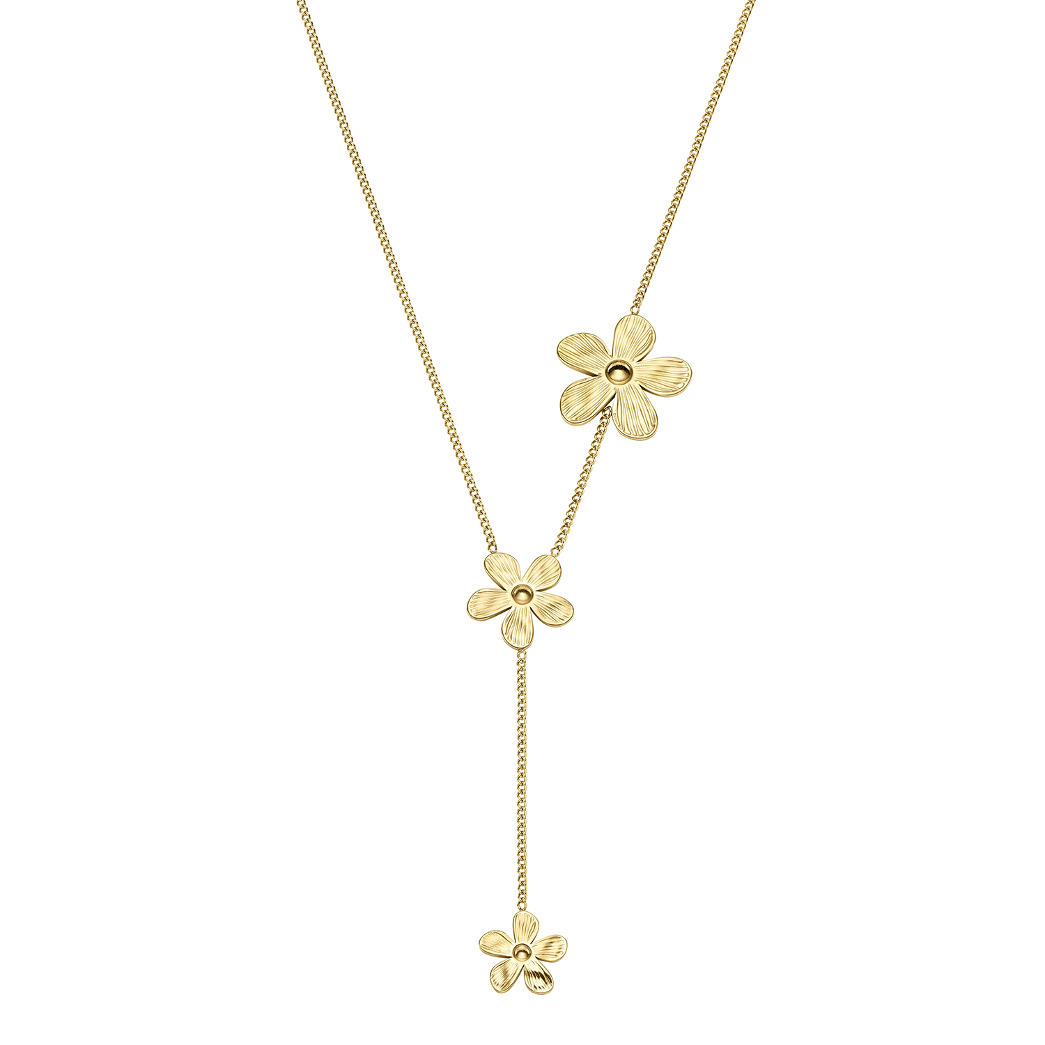 STÅL COLLIER BLOMST FORG