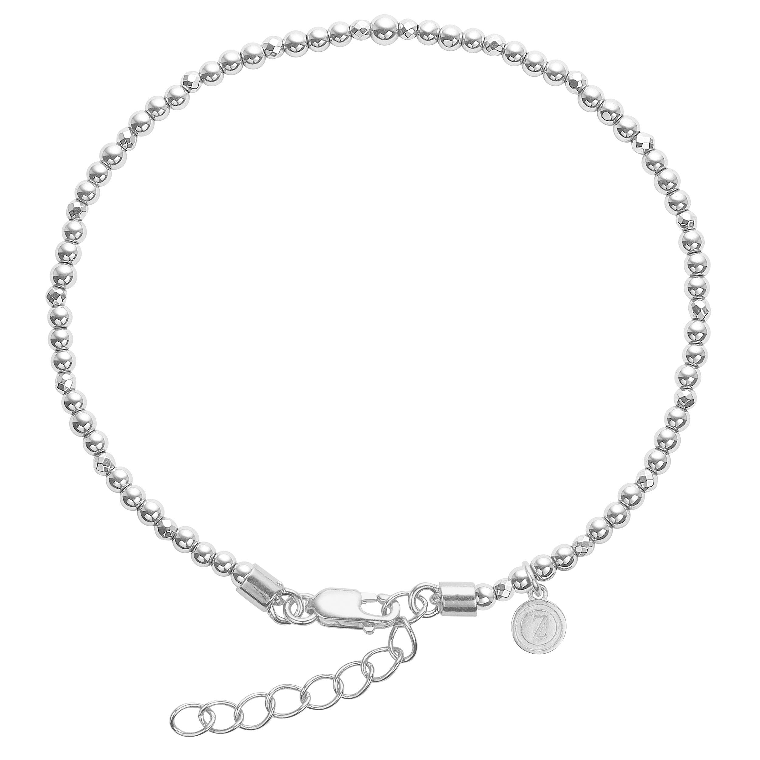 MADS Z. SAINT TROPEZ HALSKÆDE, OBSIDIAN/ONYX/HÆMATIT/SØLV