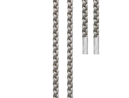 O.L. SILKE SNOR GRÅ/18KT