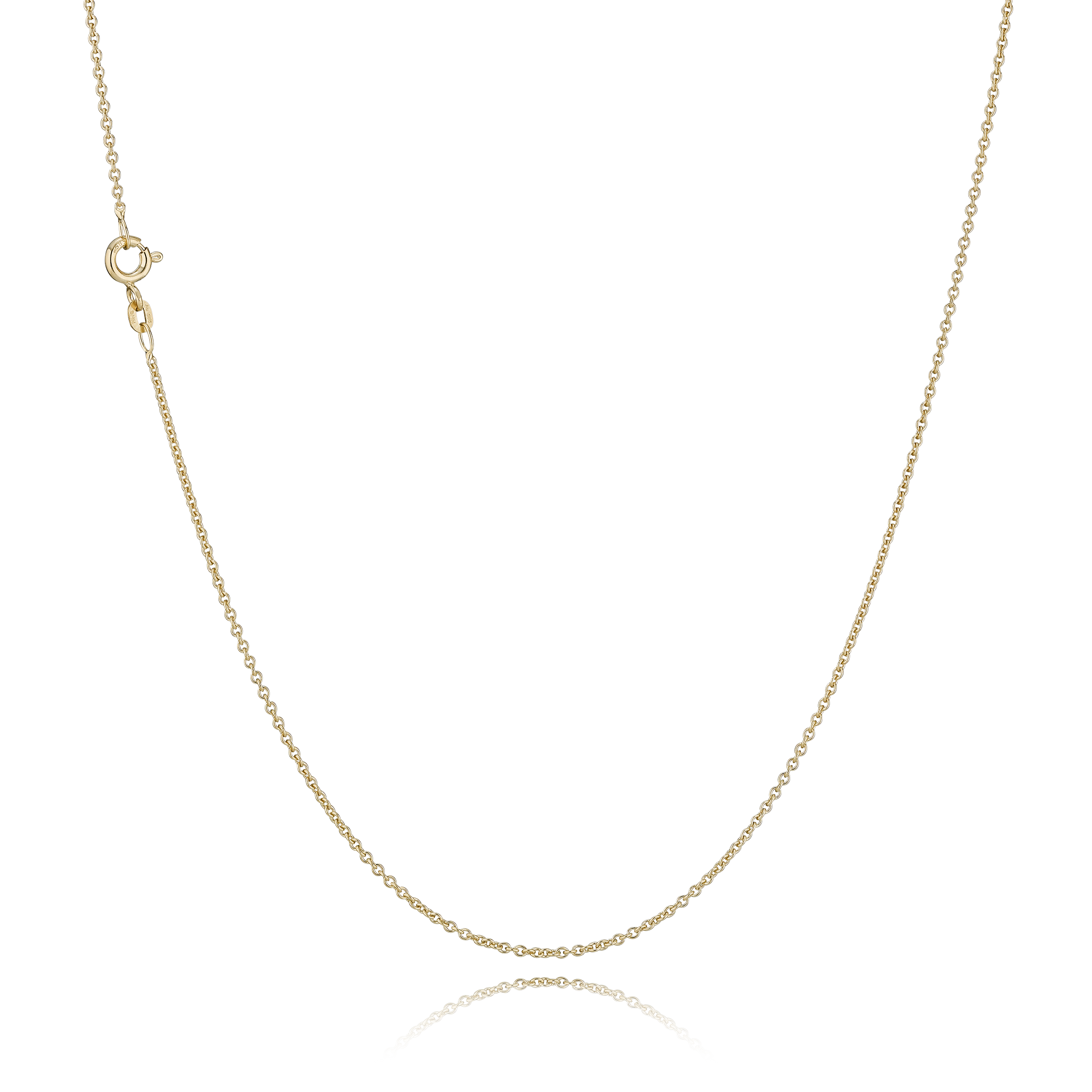 8KT. ANKER RUND KÆDE 0,6/60