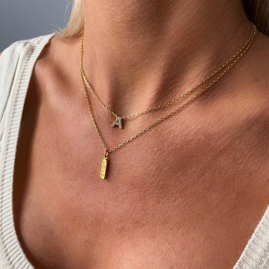 LOVE HALSKÆDE SØLV 36 - 44 CM