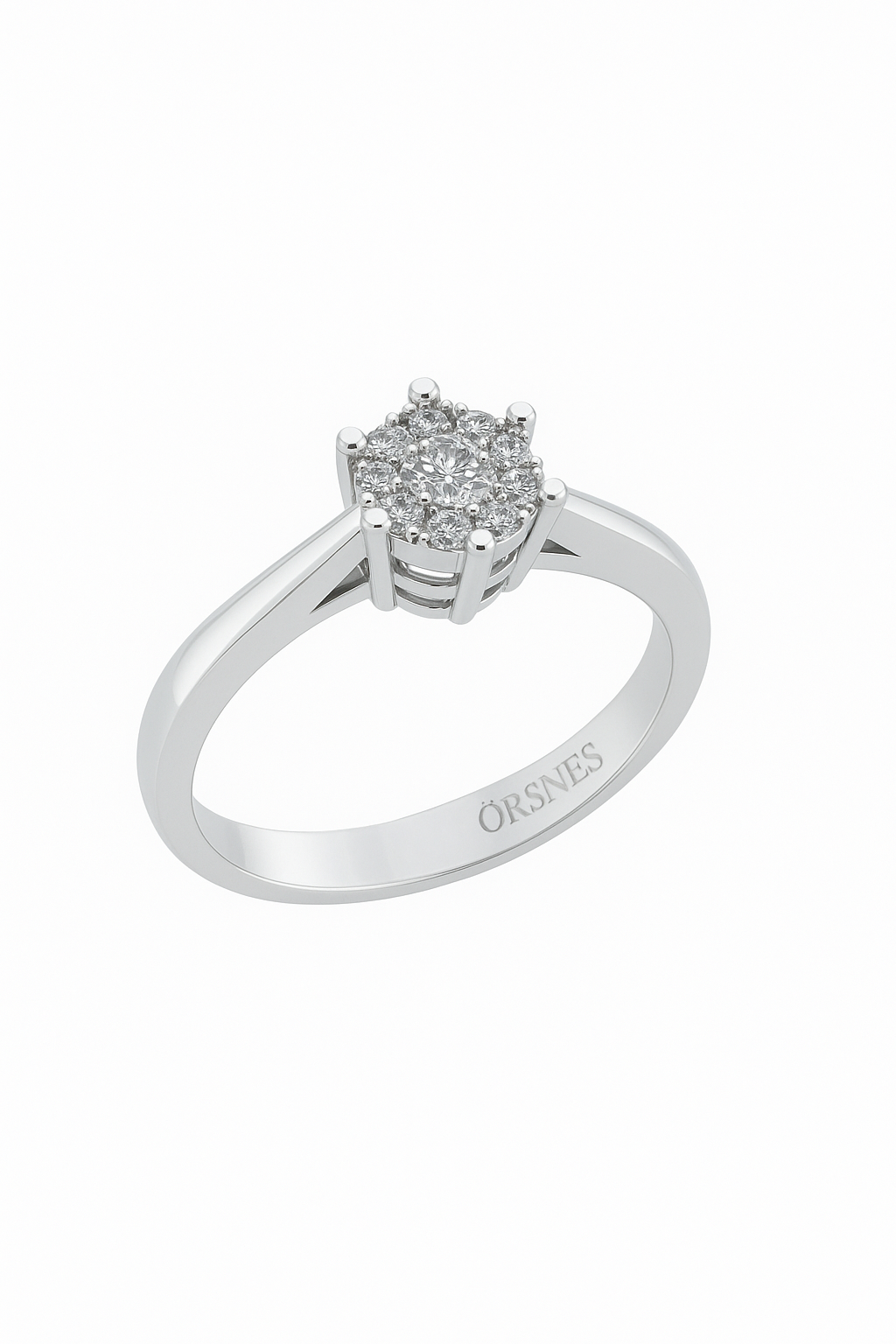 Henrik Ørsnes Design 14KT.HV.RING 0,19CT