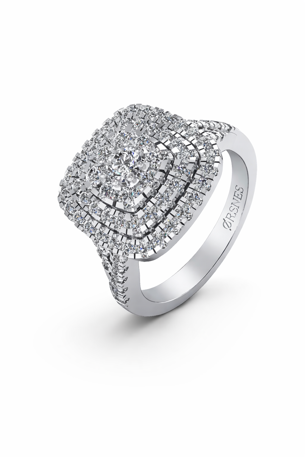14KT.HV.RING 1,0220 SOM PYRAMID