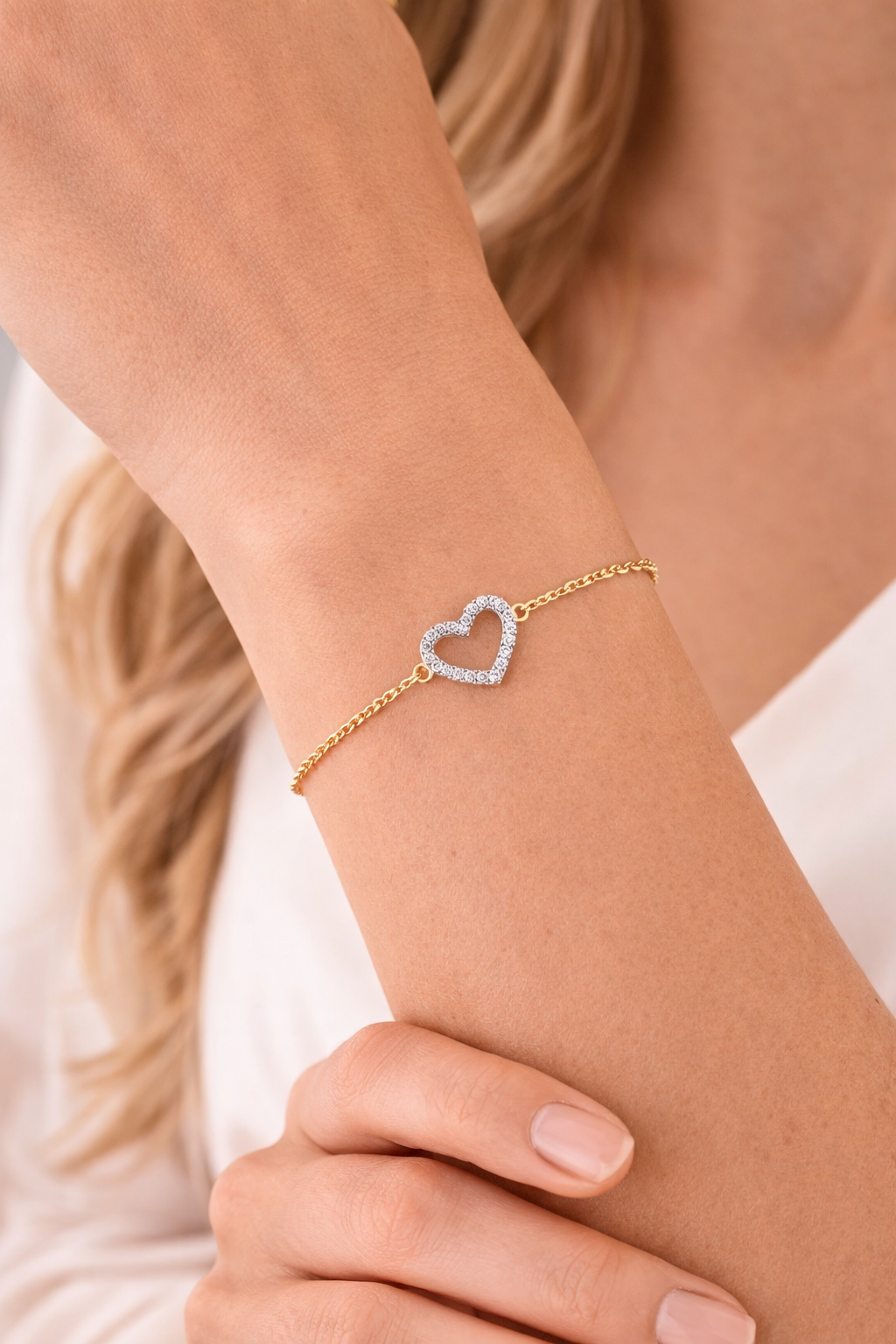 14KT.ARMBÅND 0,24 W.SI 18,5CM