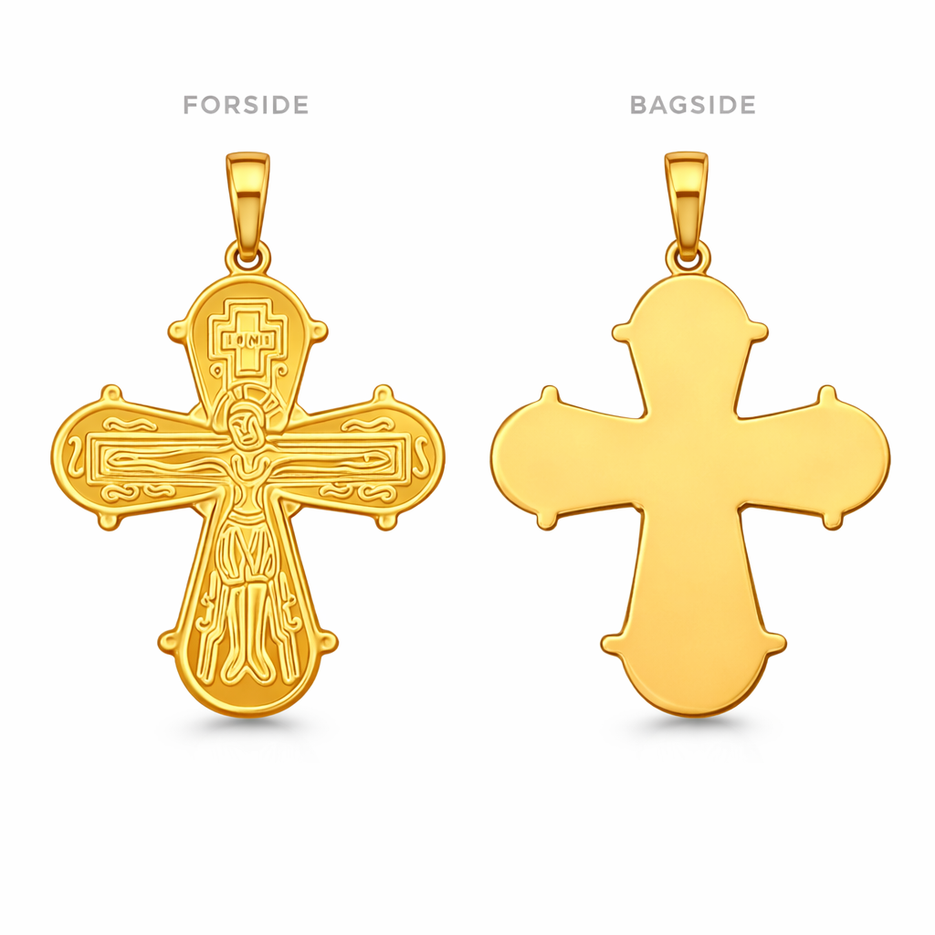 SØLV DAGMARKORS FORG BLANK BAGSIDE