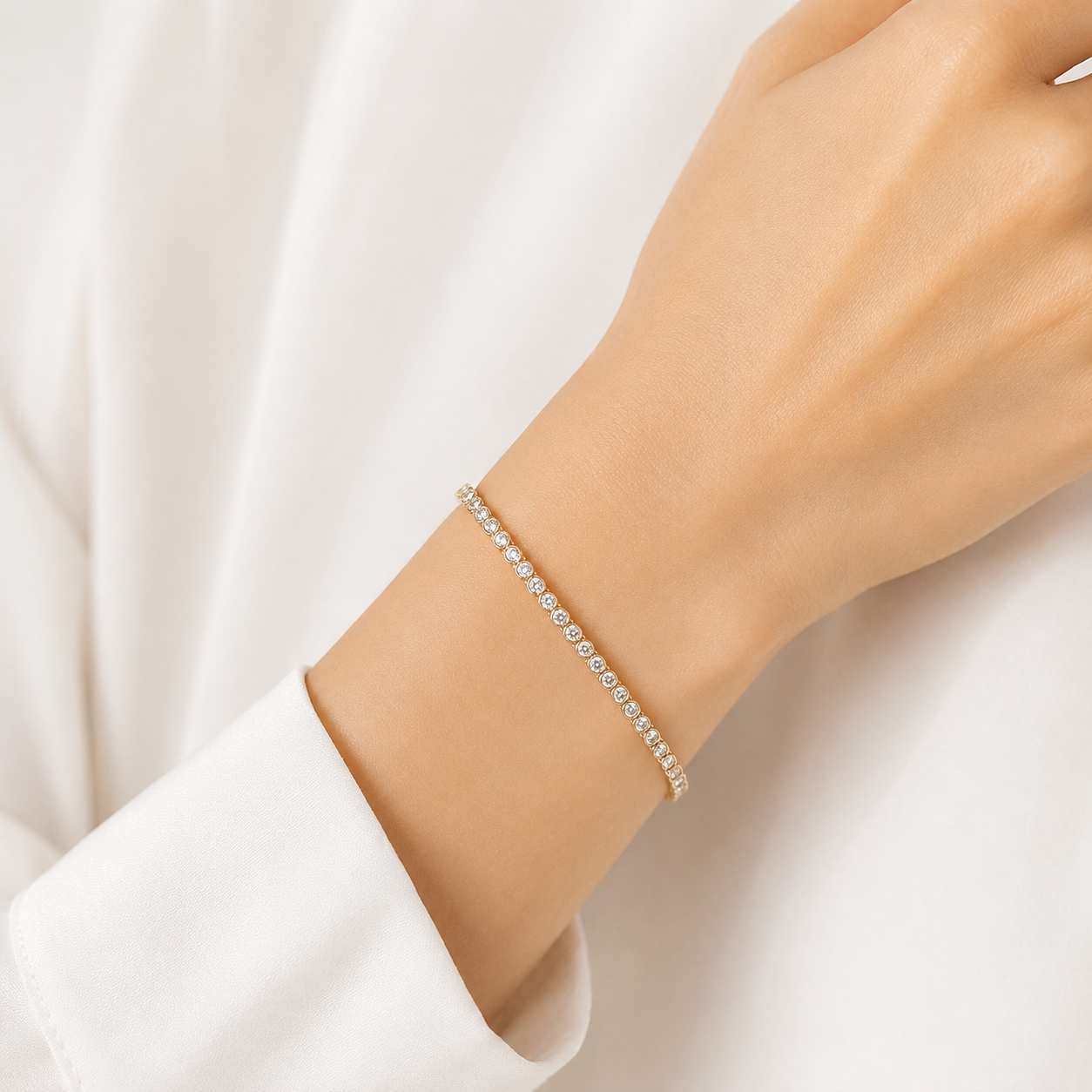 14KT.ARMBÅND 0,70 W.SI 18CM
