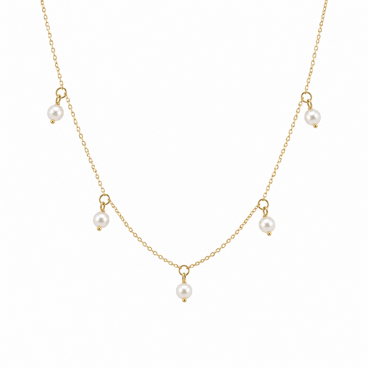 8KT.COLLIER FWP 3,5MM 42+3CM