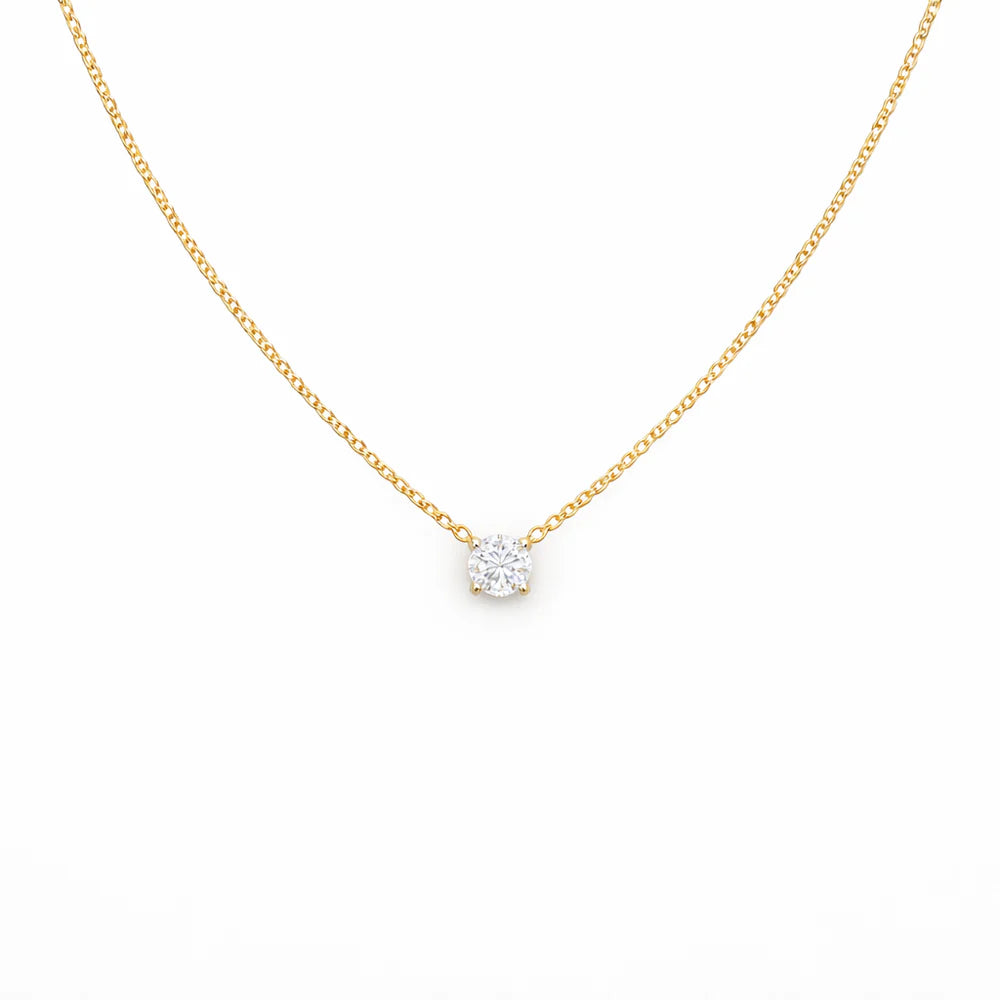 14KT.HALSKÆDE 0,50 W.SI