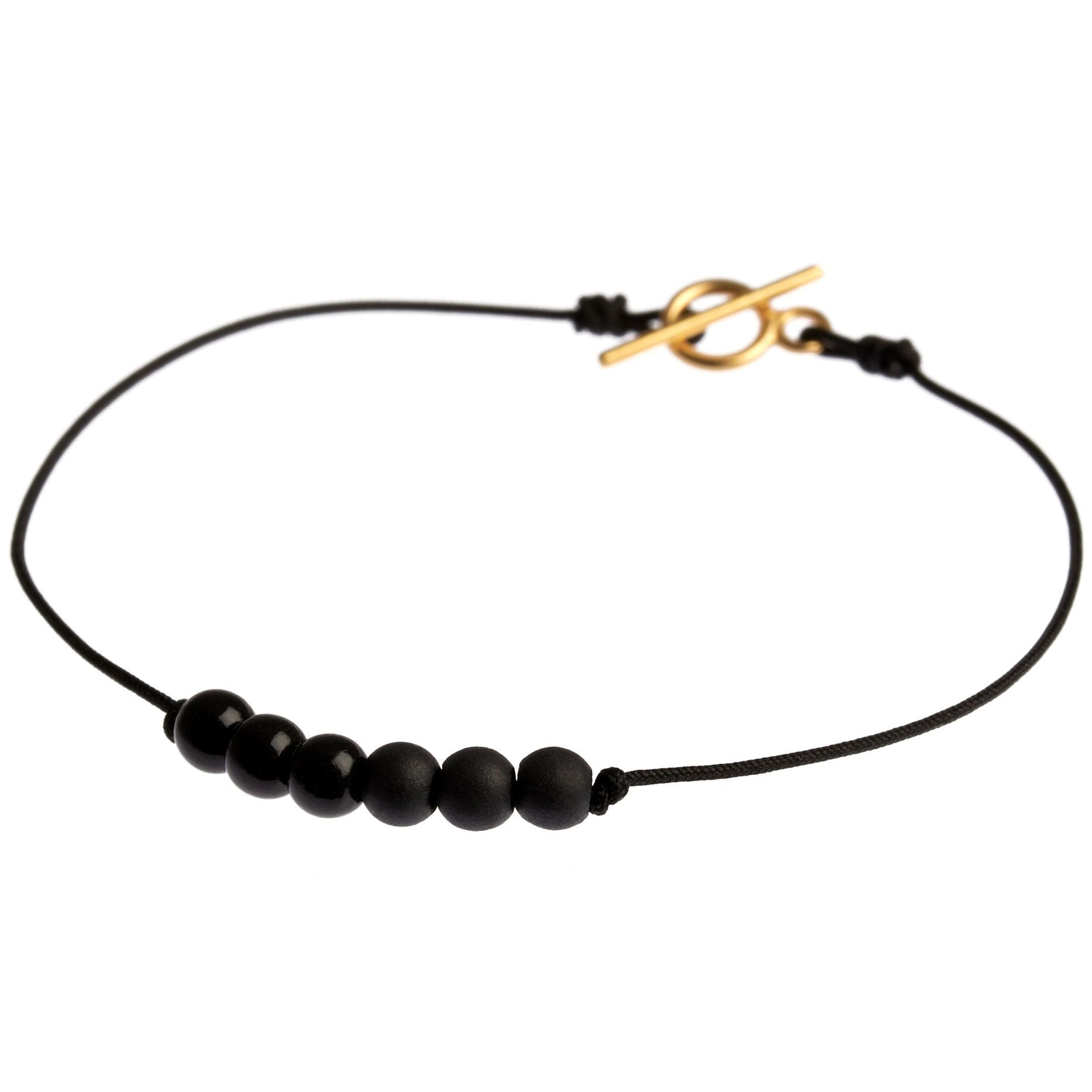 Scherning, Glow Armbånd, Black/Forgyldt