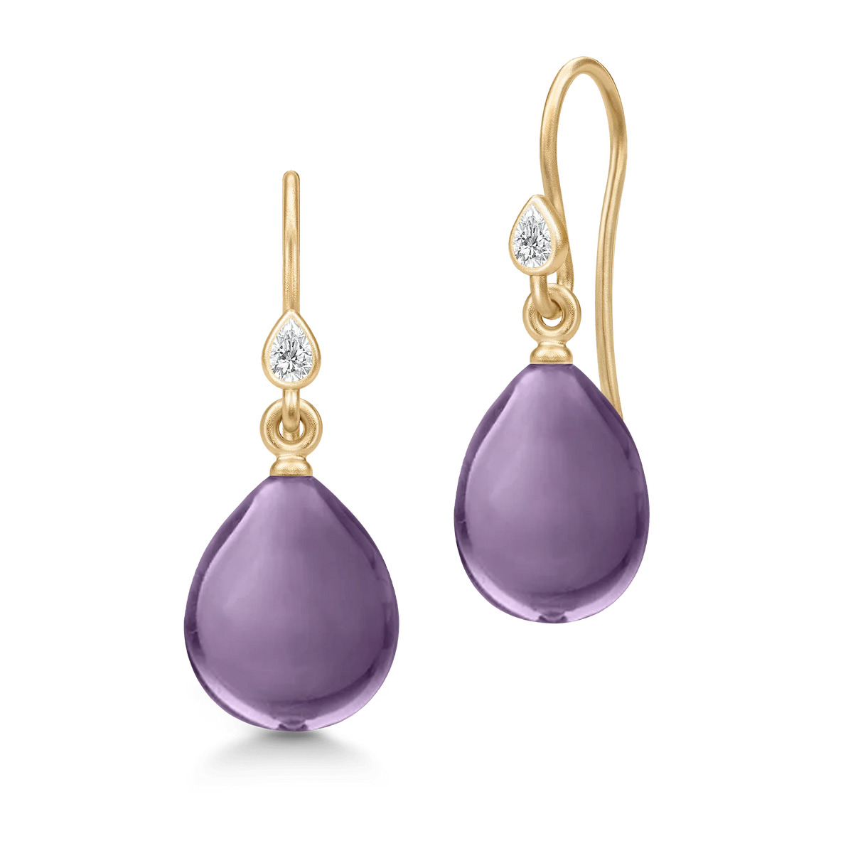 PRIMA BALLERINA EARRINGS AMETYST