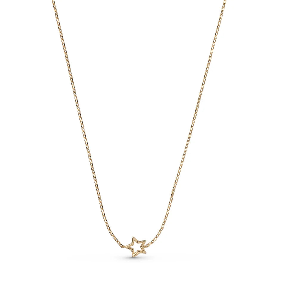 NECKLACE, ORGANIC STAR 40 + 5 CM