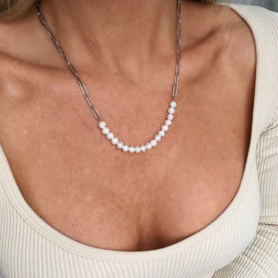 TRINIDAD HALSKÆDE RUSTFRI STÅL 41-46 CM