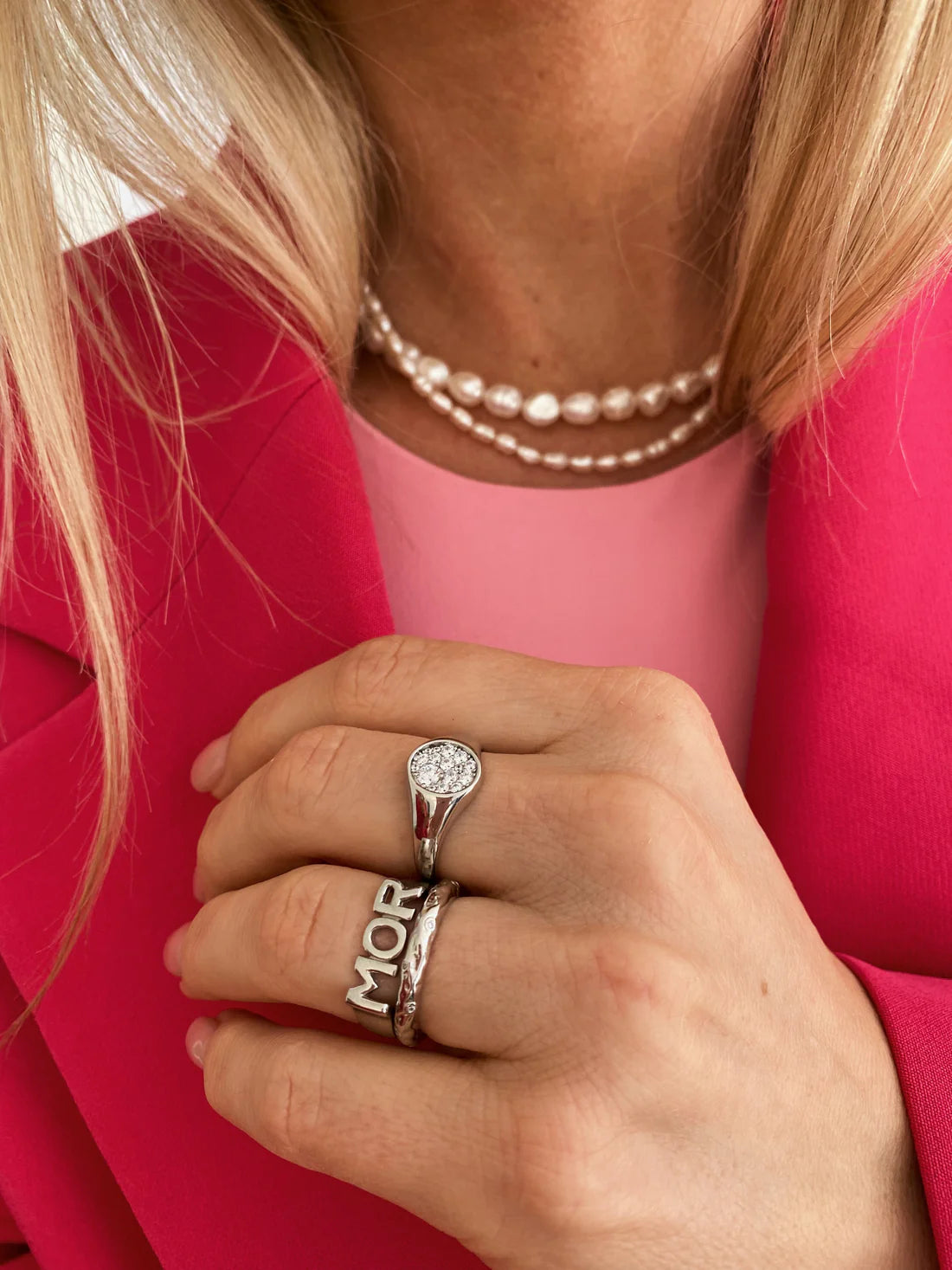 ZÜRICH RING SØLV M.ZIR