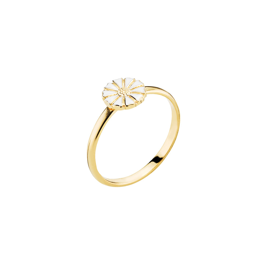 SØLV/FG RING MARGURIT 7,5MM