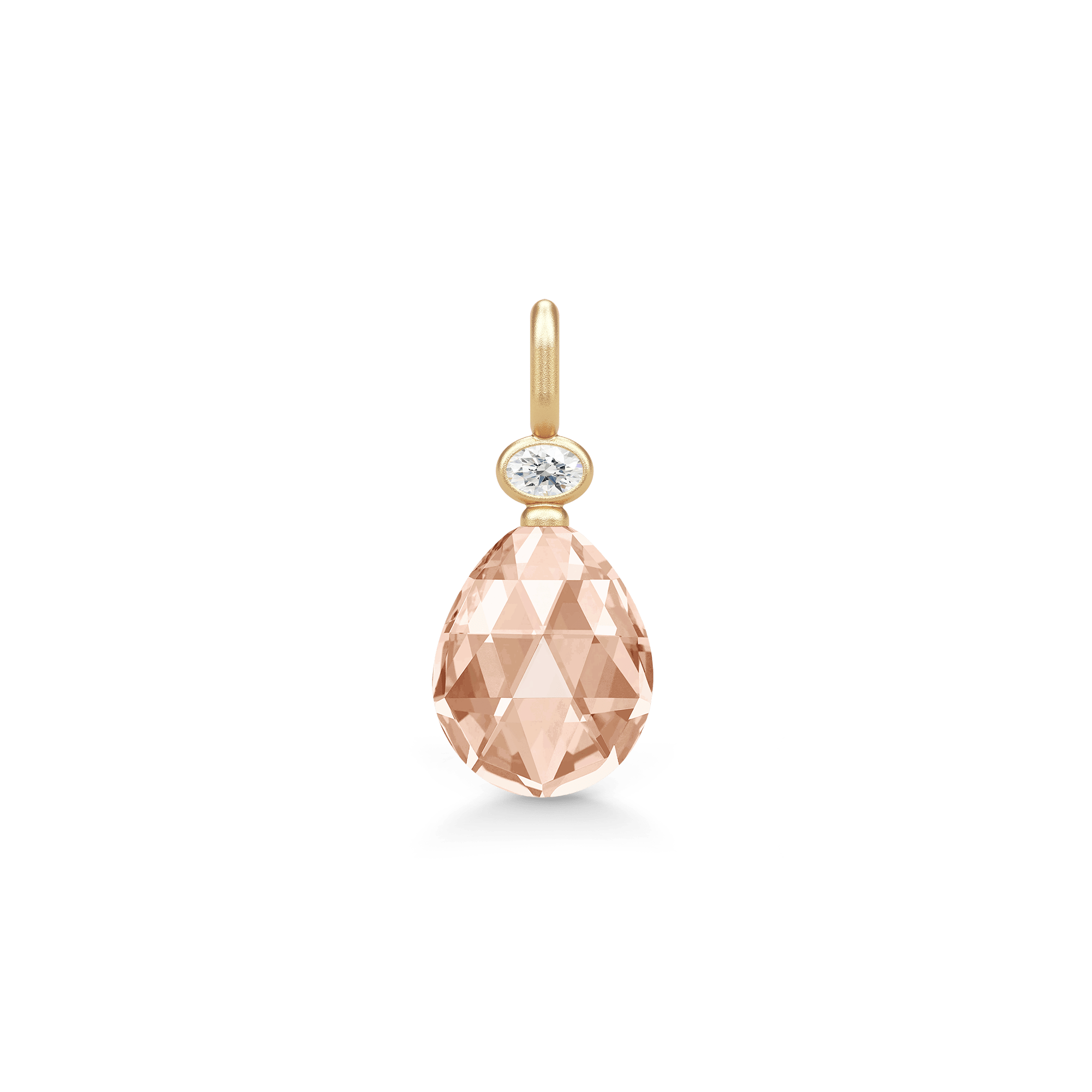 OFELIA PENDANT PEACH MORGANITE
