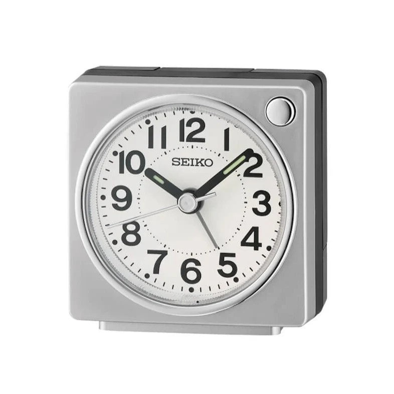 SEIKO VÆKKEUR MED SNOOZE GRÅ - QHE196S