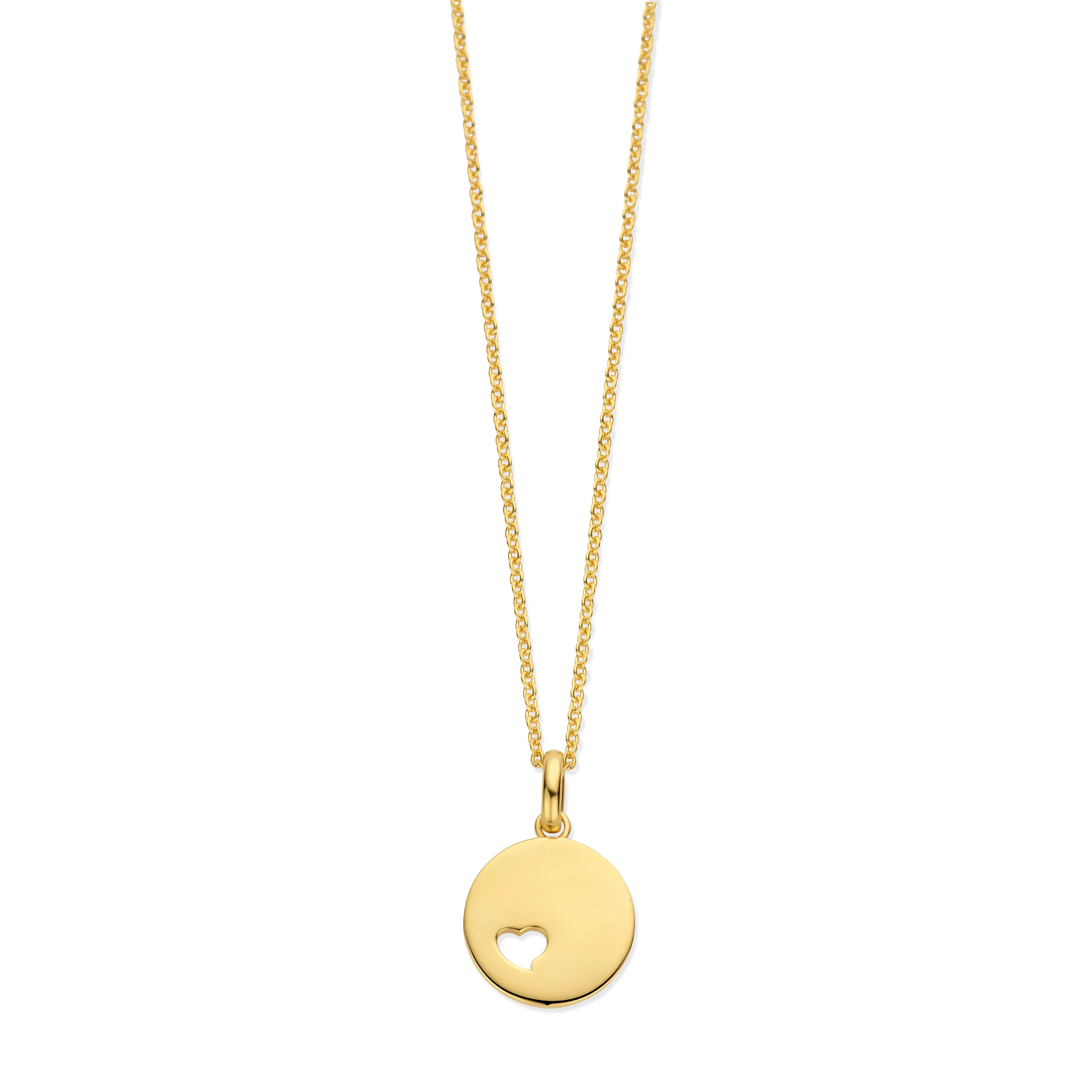 Spirit Icons PURE HEART Vedhæng i 18k forgyldt sølv S11242-45