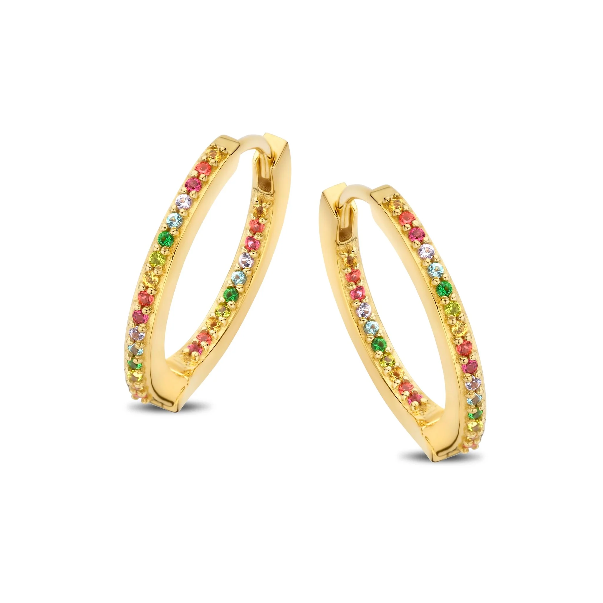 Spirit Icons Passion Small Hoop øreringe i 18 karat forgyldt sølv S40366