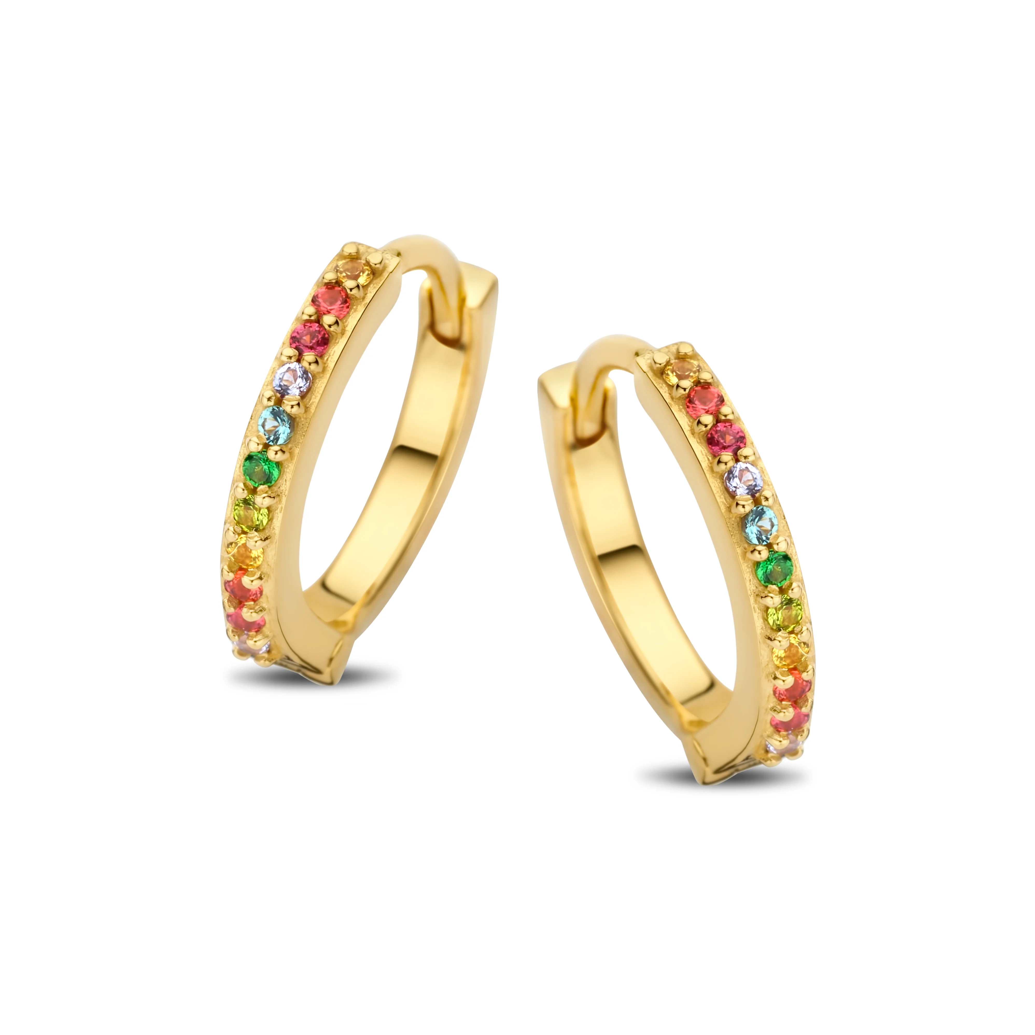 Spirit Icons Passion hoop øreringe i forgyldt sølv S41536