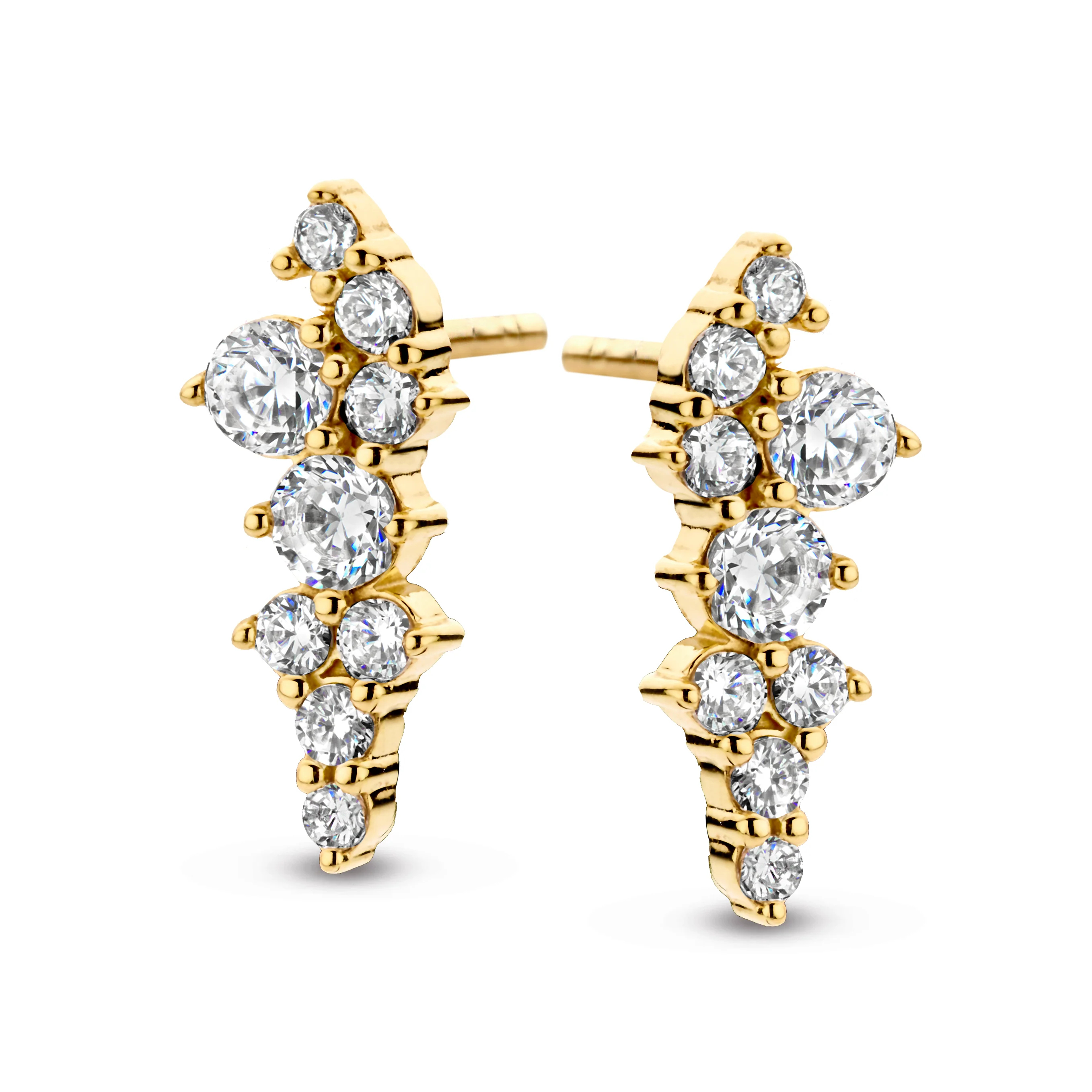 Spirit Icons Aria øreringe i 18 kt. forgyldt sølv S41922