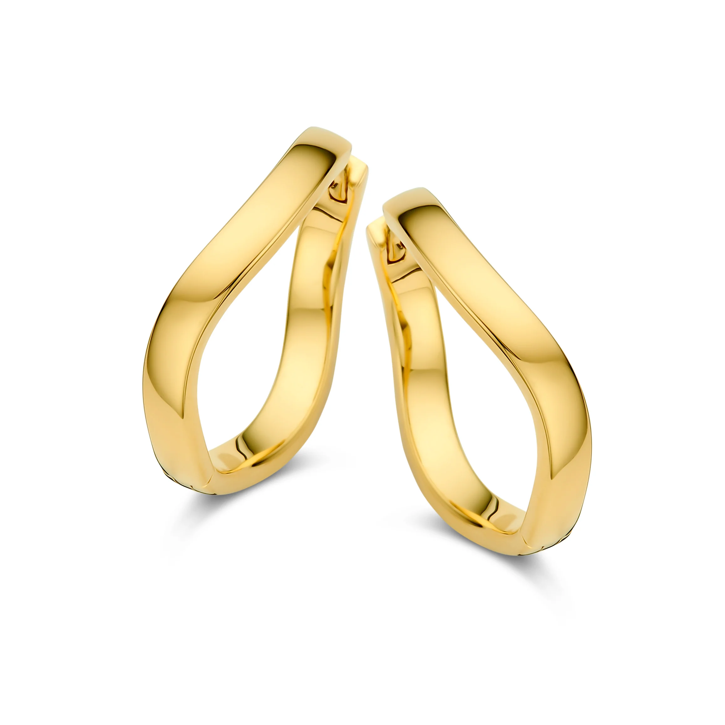 Spirit Icons Solaris øreringe i 18k forgyldt sølv S41952