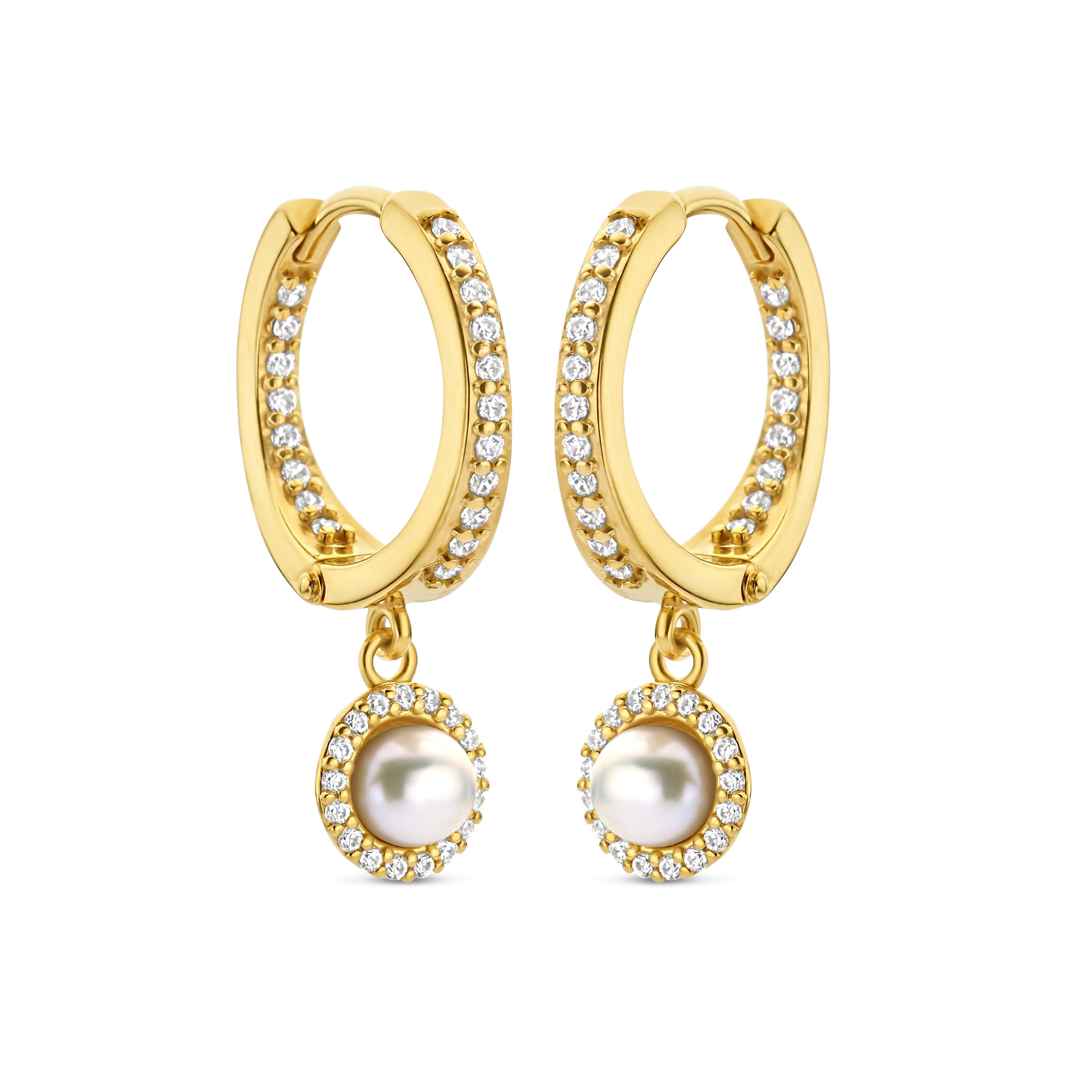 Spirit Icons Euphoria Hanger øreringe i 18 kt forgyldt sølv S42452