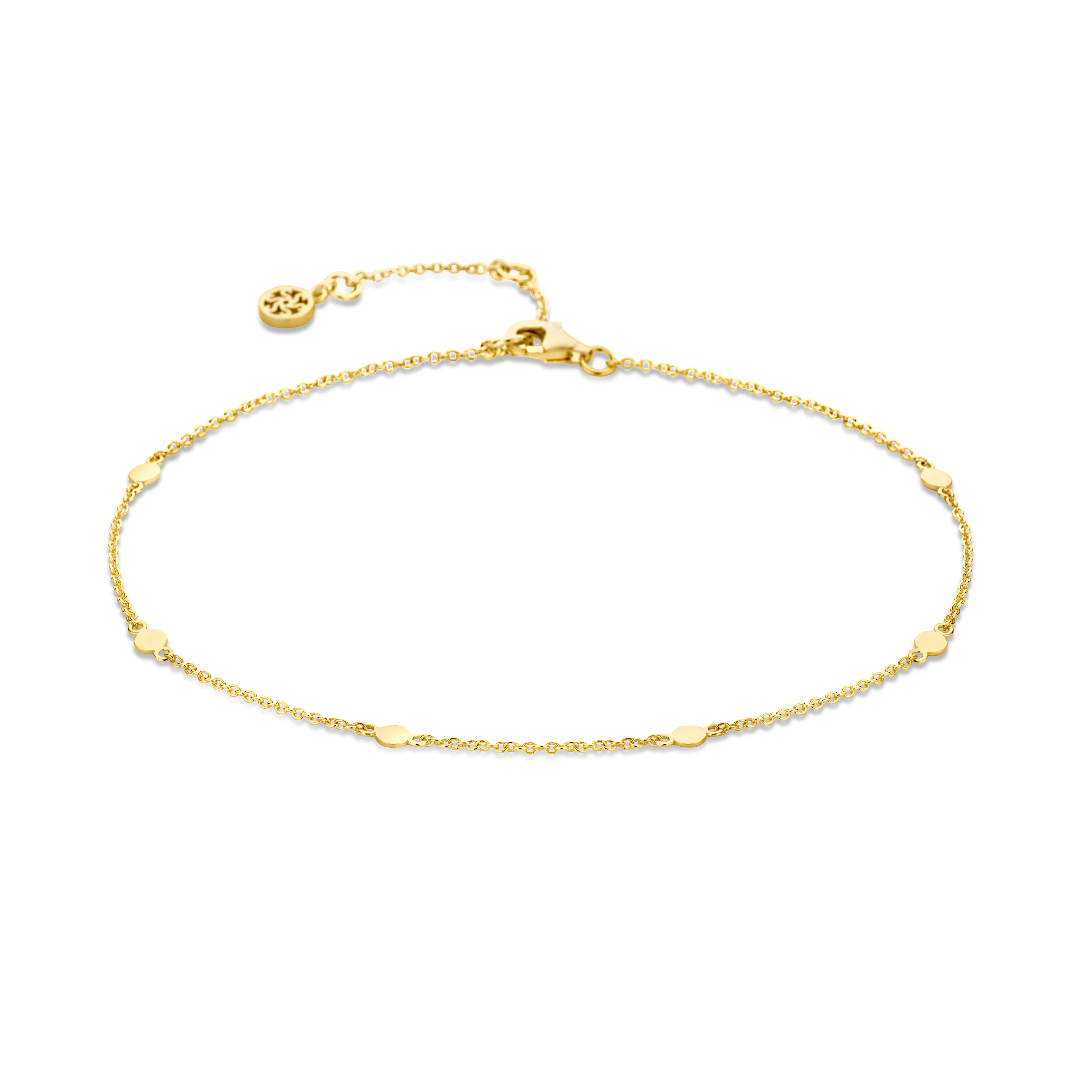 Spirit Icons Obsession ankelkæde i 18 karat forgyldt sølv S60182