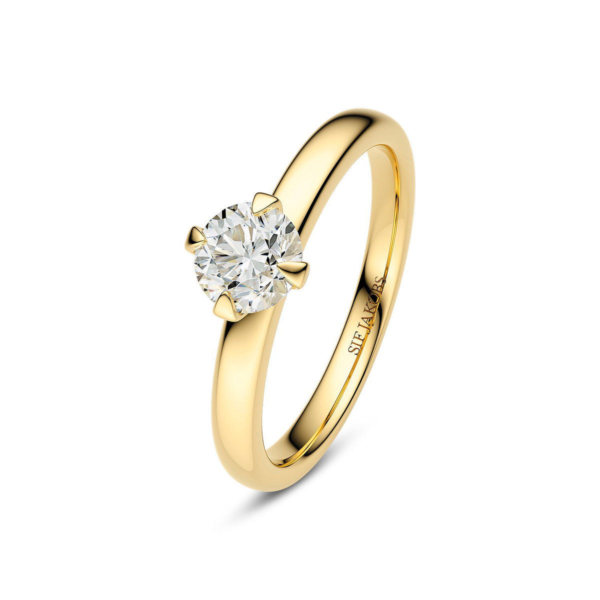 SOLITAIRE RING VENICE - 14K GULD MED 0.50 CT LAB-GROWN DIAMANT