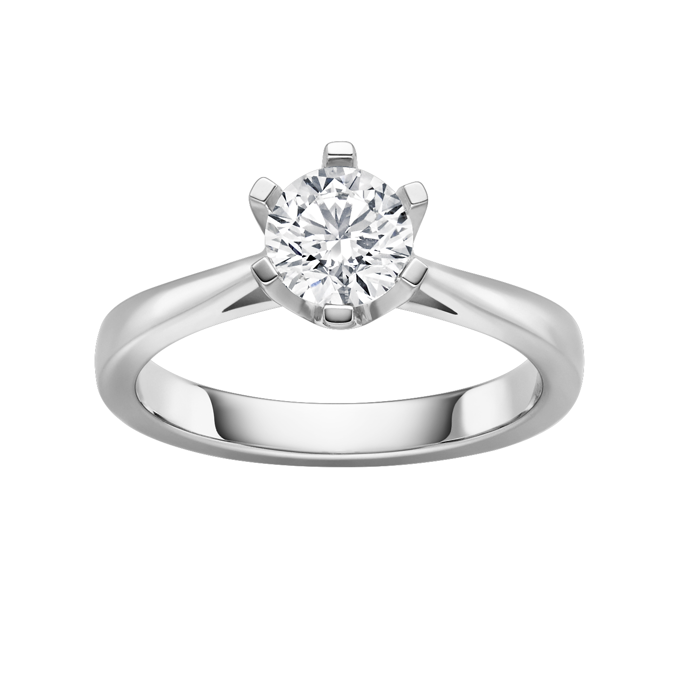 MISS DIAMOND 14 KT HVIDGULDS RING 1.0 CT LAB GROWN DIAMANT.