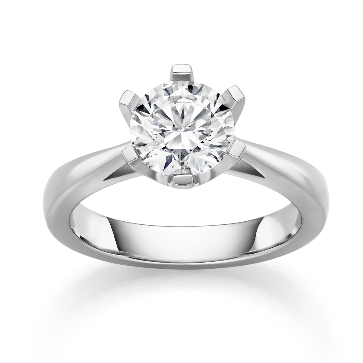 MISS DIAMOND 14 KT. HVIDGULDS RING 1,51CT. LAB GROWN DIAMANT