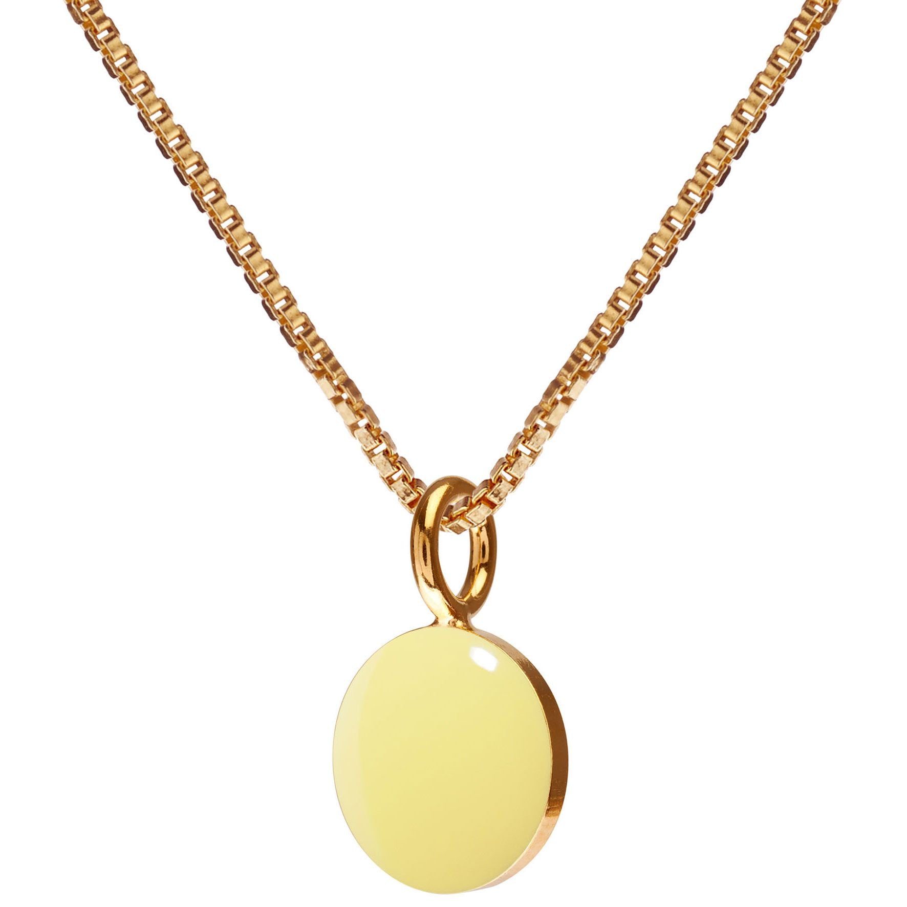 SPOT HALSKÆDE, 45 CM - LIMONE YELLOW