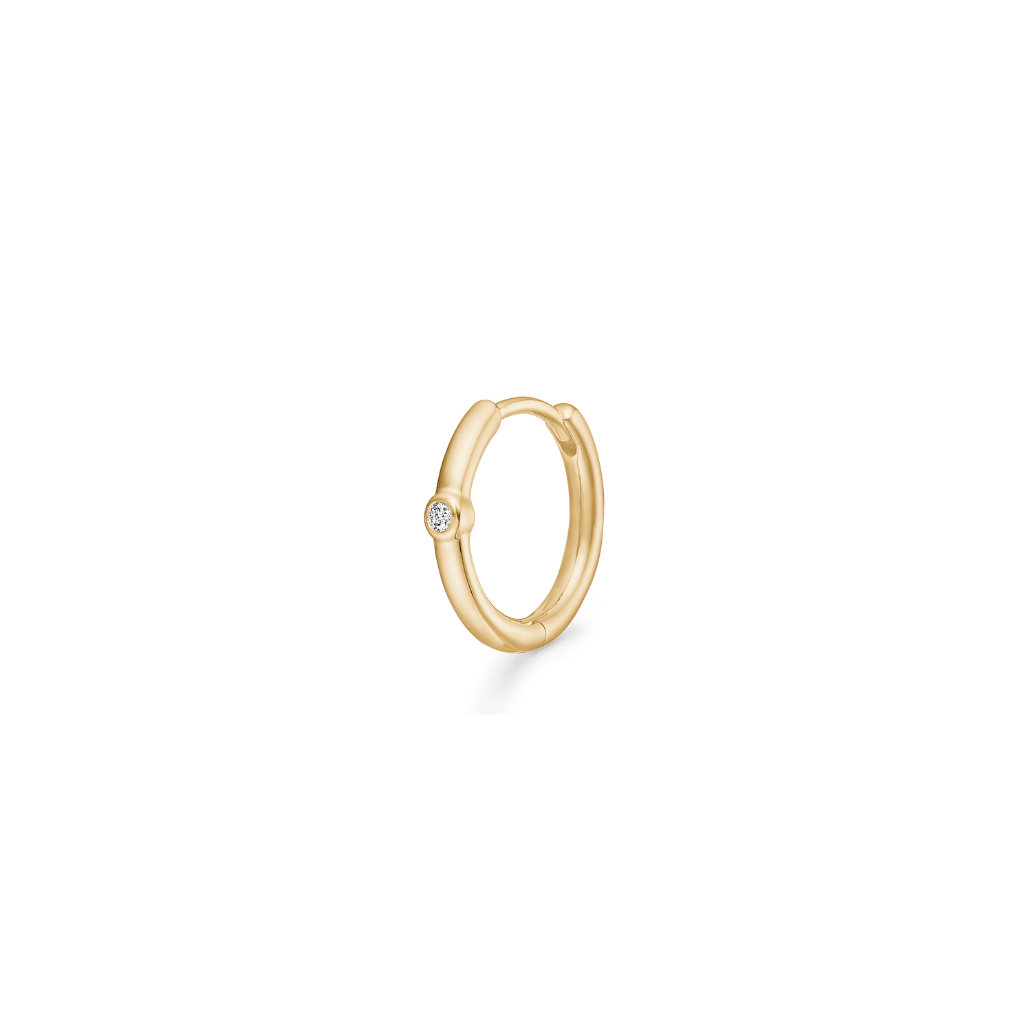 14KT.ØRERING PURITY M.0,03CT