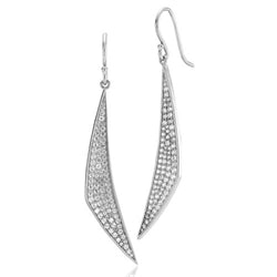 SØLV ØREHÆNGER M.ZIR