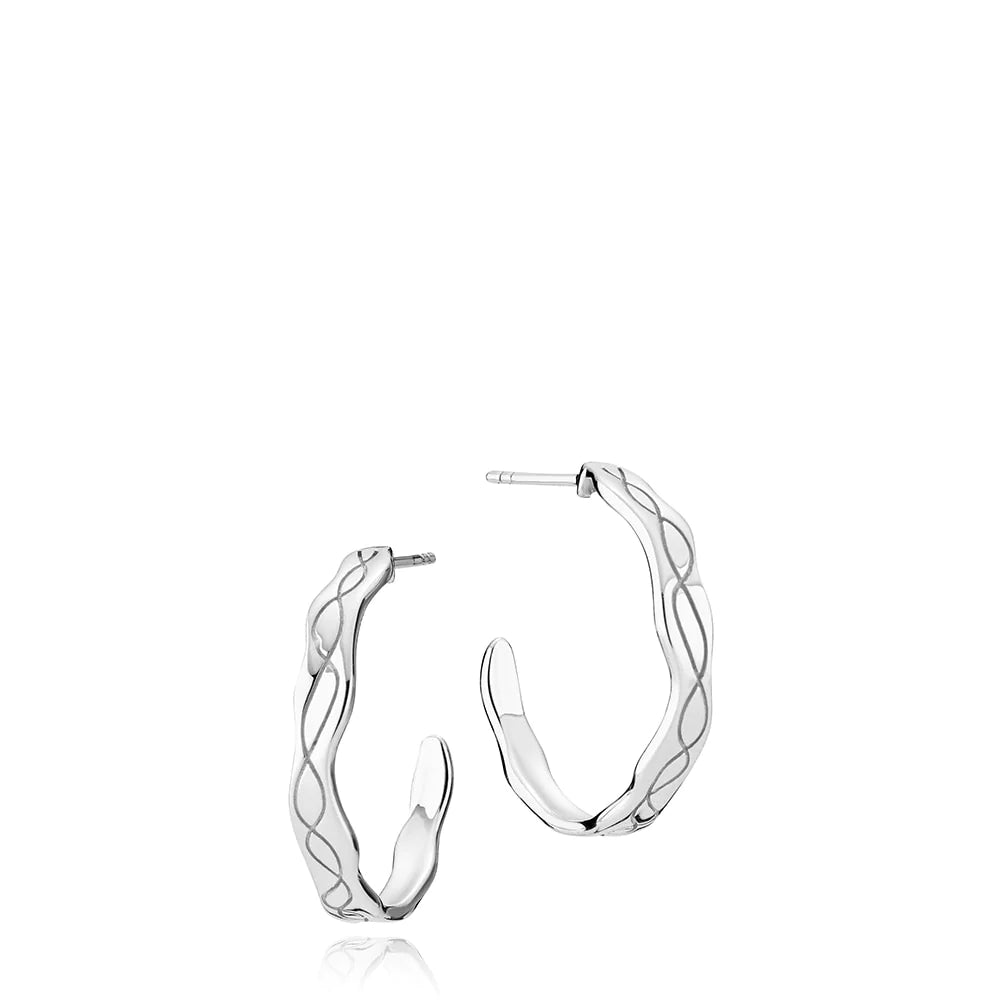 Izabel Camille Oline Large Øreringe i Sterling Sølv